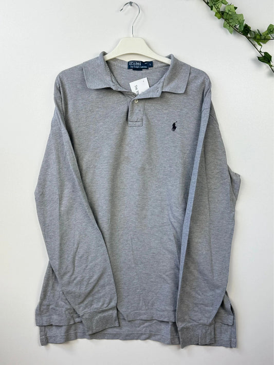 Ralph Lauren Longsleeve Polo Grey L