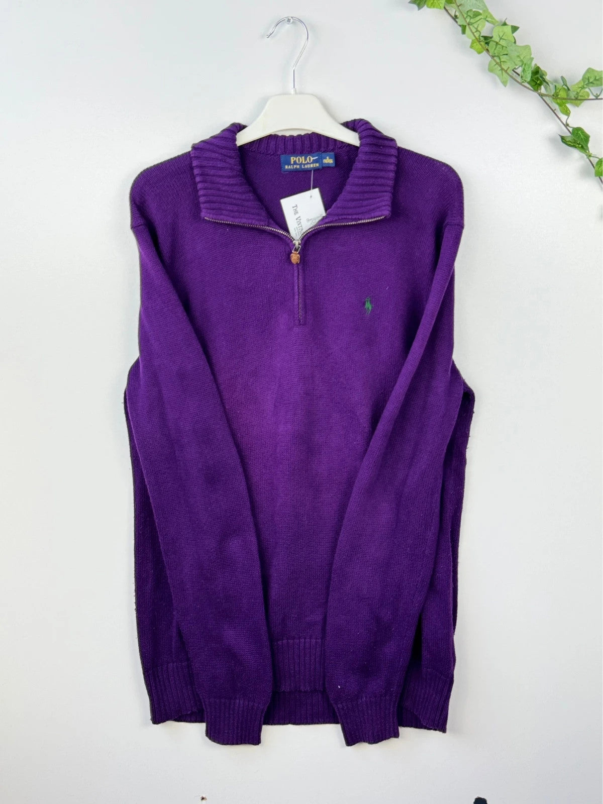 Ralph Lauren Quarter-Zip Purple S