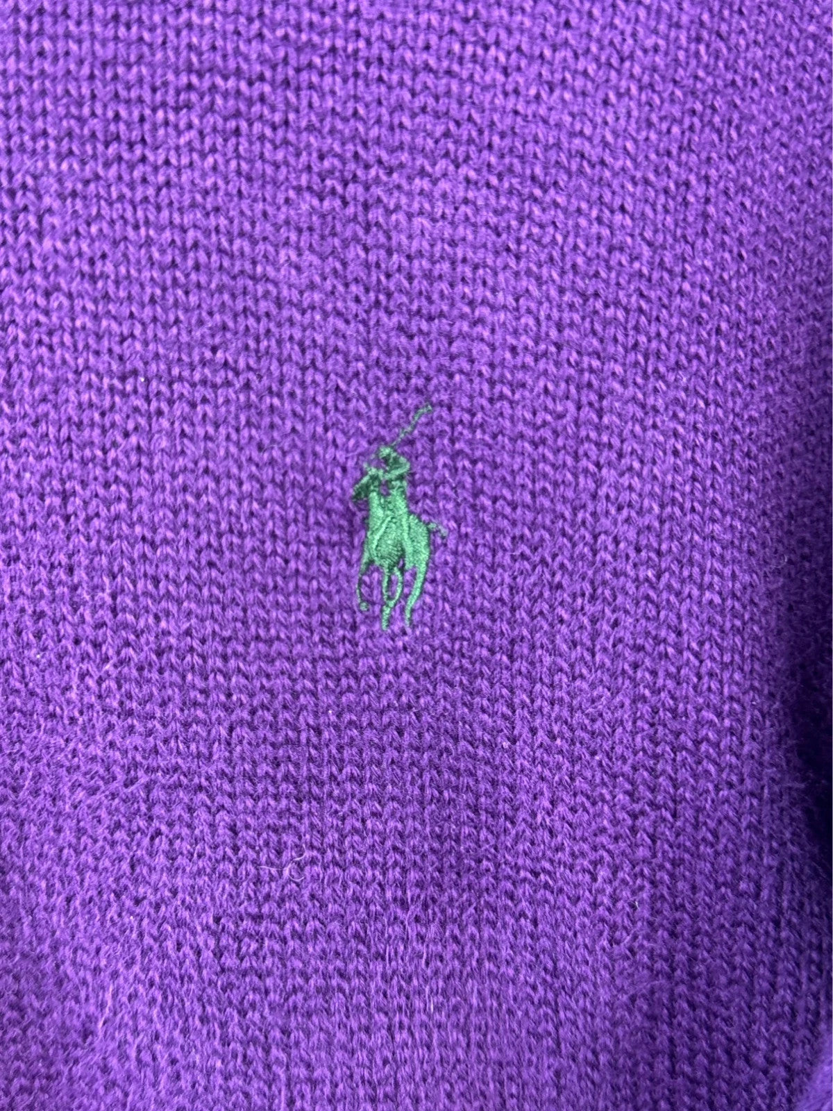 Ralph Lauren Quarter-Zip Purple S