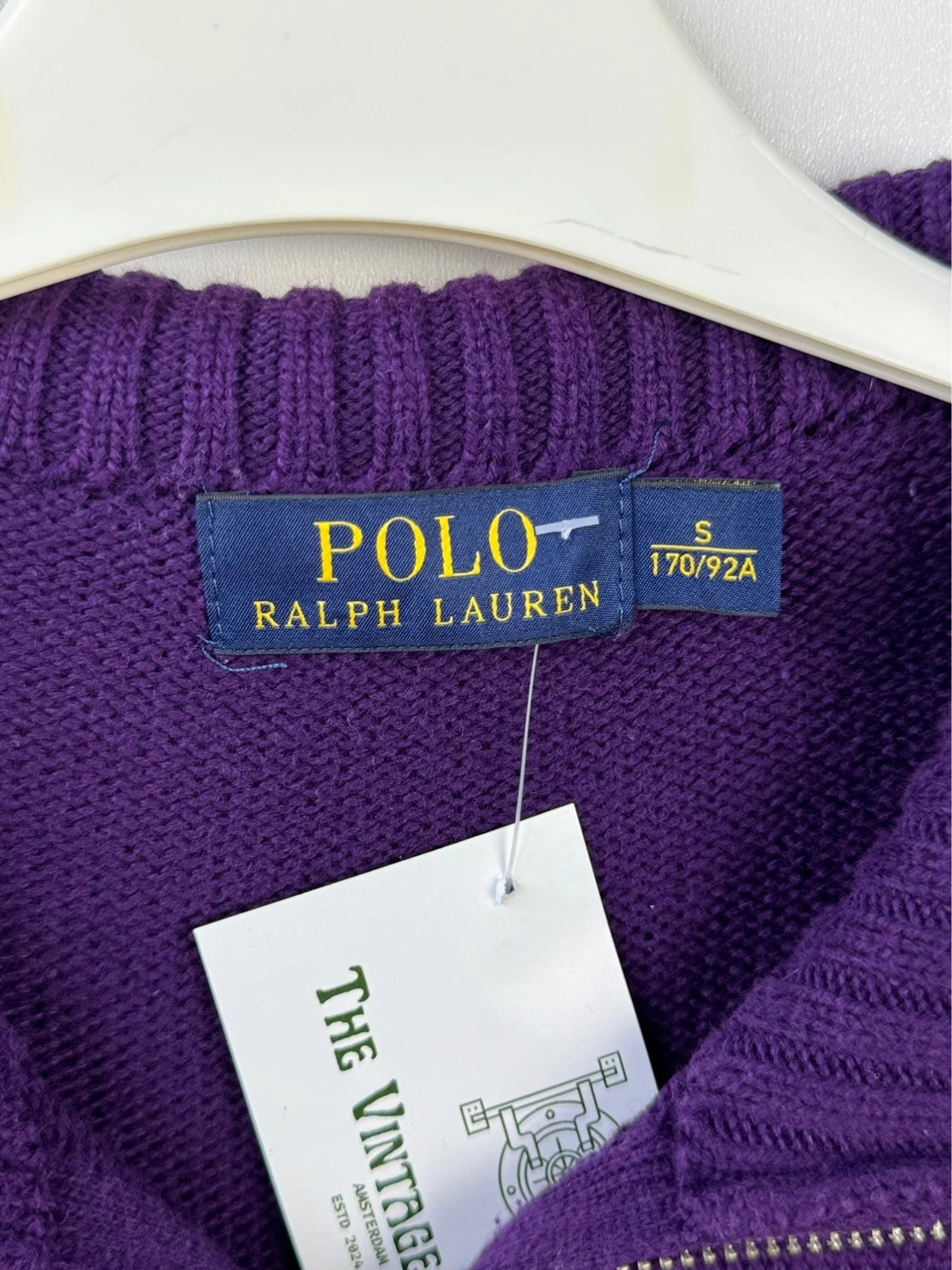 Ralph Lauren Quarter-Zip Purple S