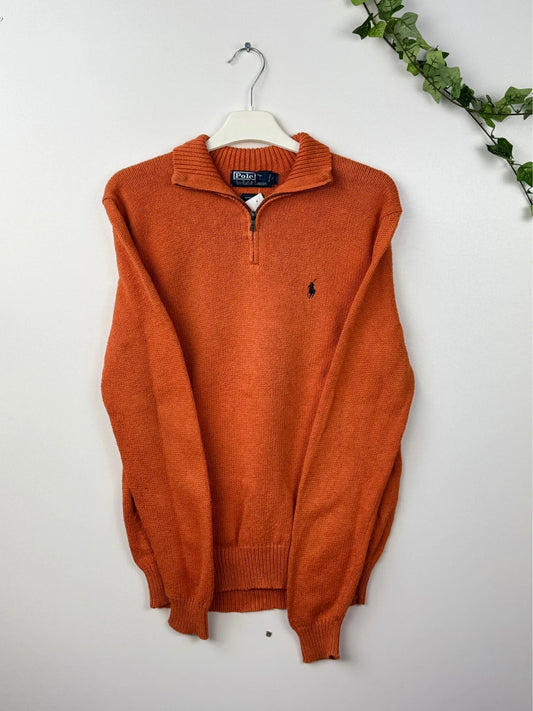 Ralph Lauren Quarter-Zip Orange S