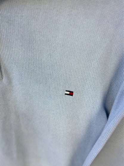 Tommy Hilfiger Quarter-Zip Light Blue L