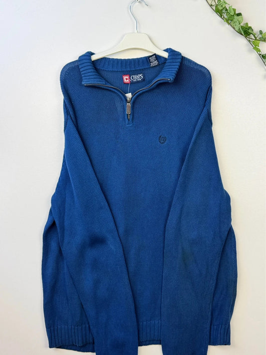 Ralph Lauren Chaps Sweater Blue XL