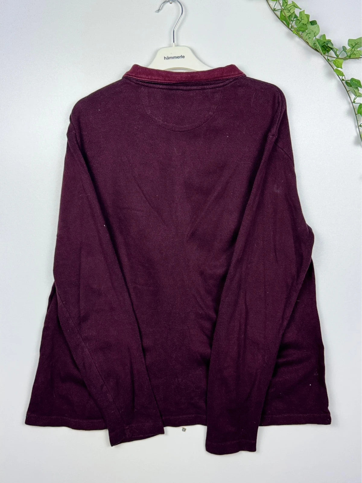 Ralph Lauren Chaps Quarter-Zip Burgundy XL