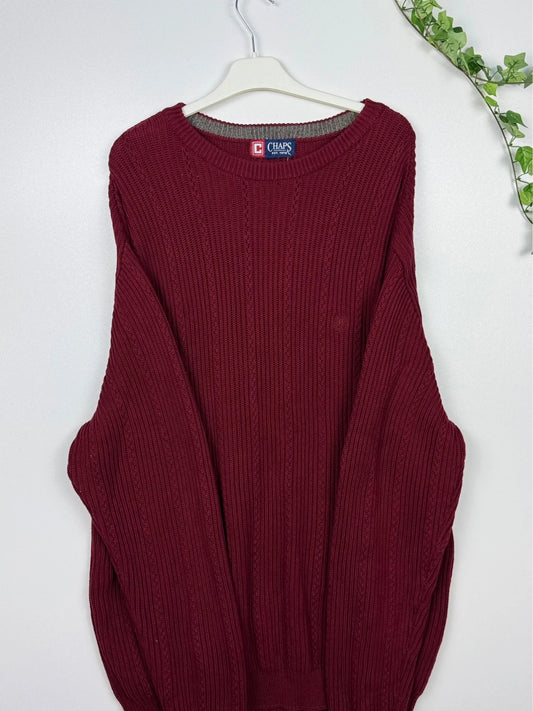 Ralph Lauren Chaps Sweater Red 3XL