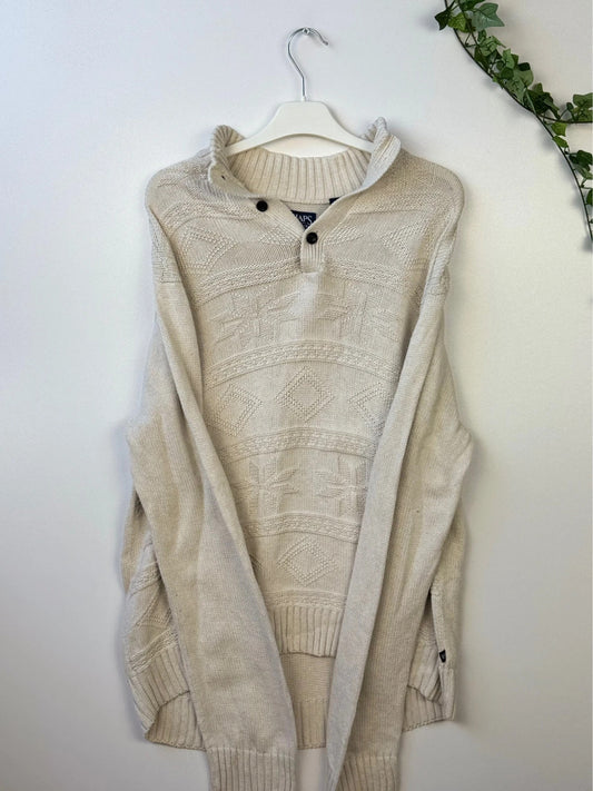 Ralph Lauren Chaps Sweater Creme L