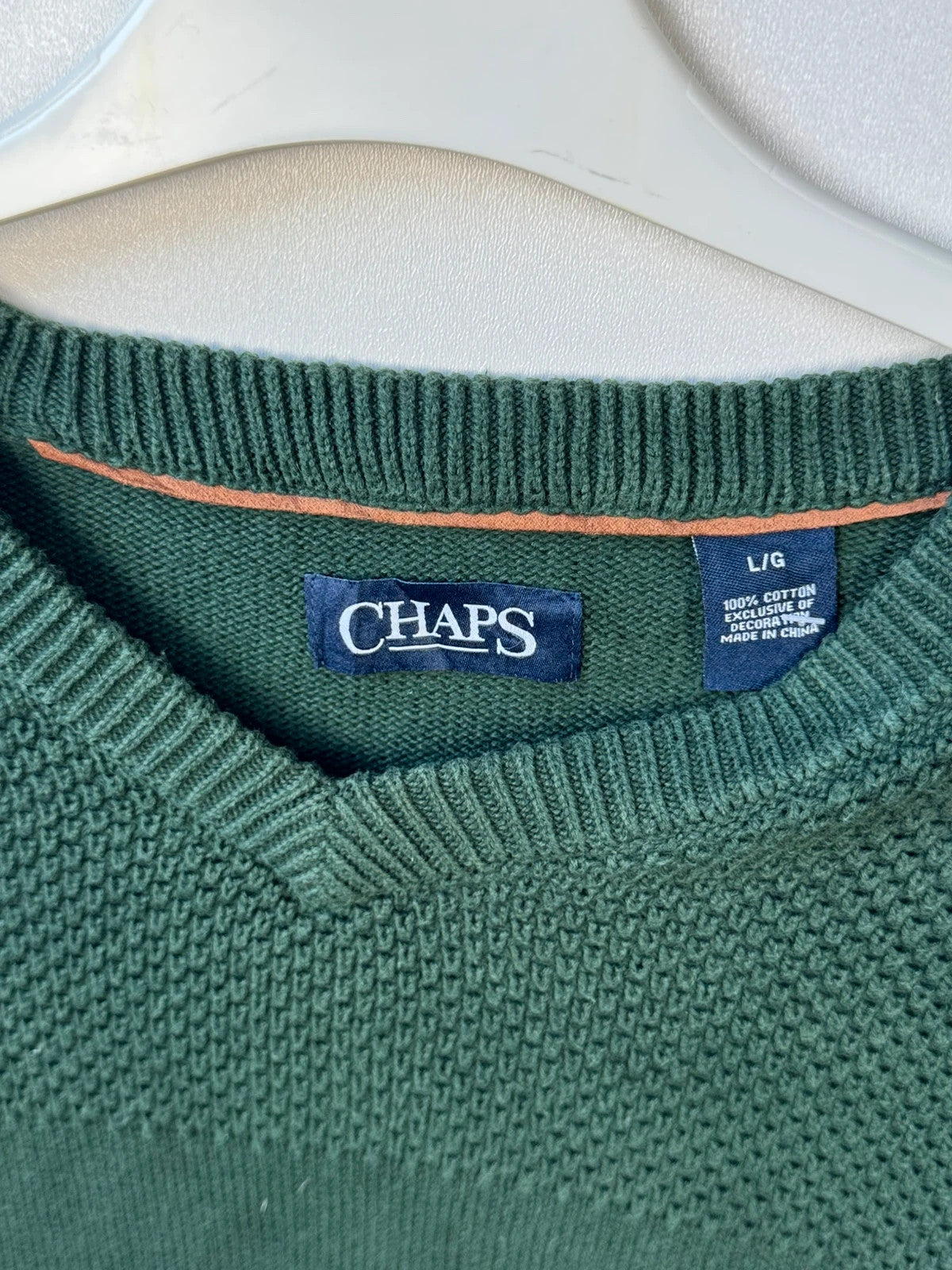 Ralph Lauren Chaps Sweater Green L