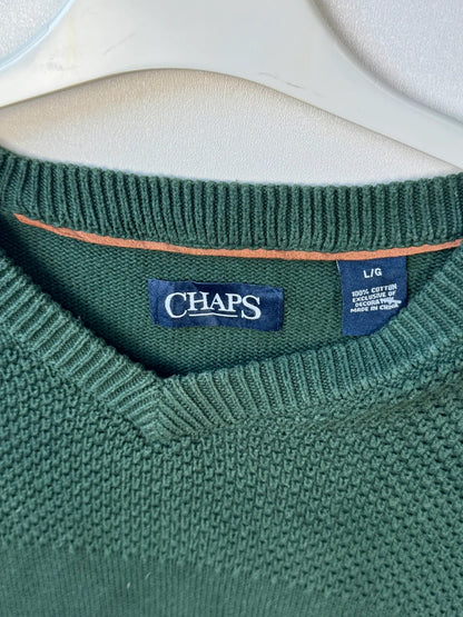 Ralph Lauren Chaps Sweater Green L