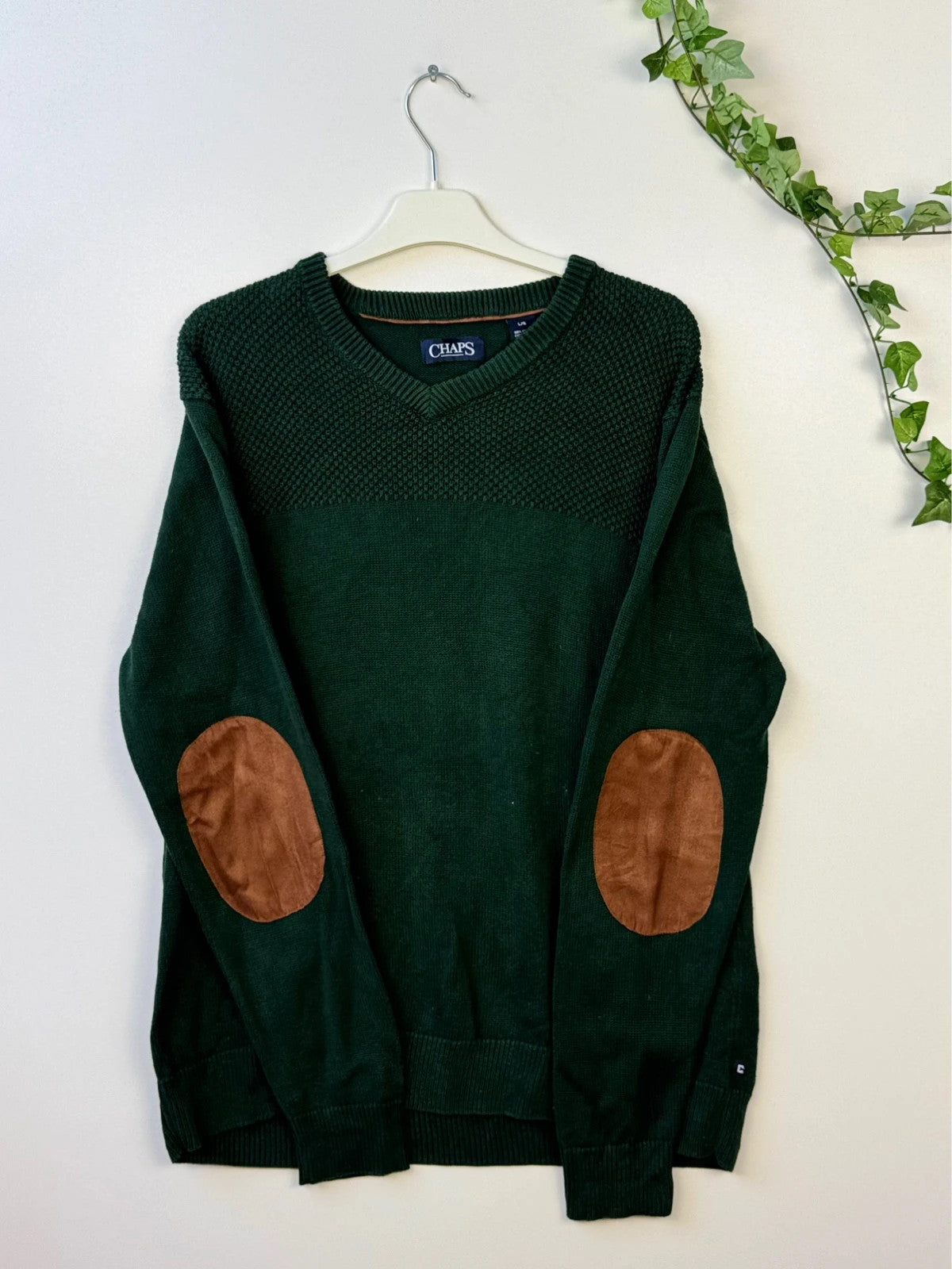 Ralph Lauren Chaps Sweater Green L