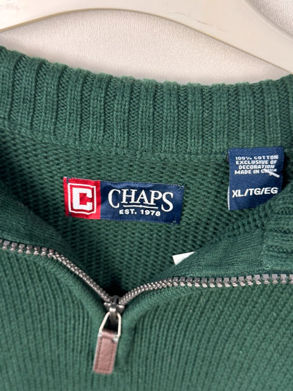 Ralph Lauren Chaps Quarter-Zip Green XL