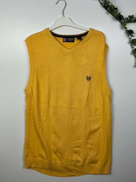 Ralph Lauren Chaps Sleeveless Yellow M