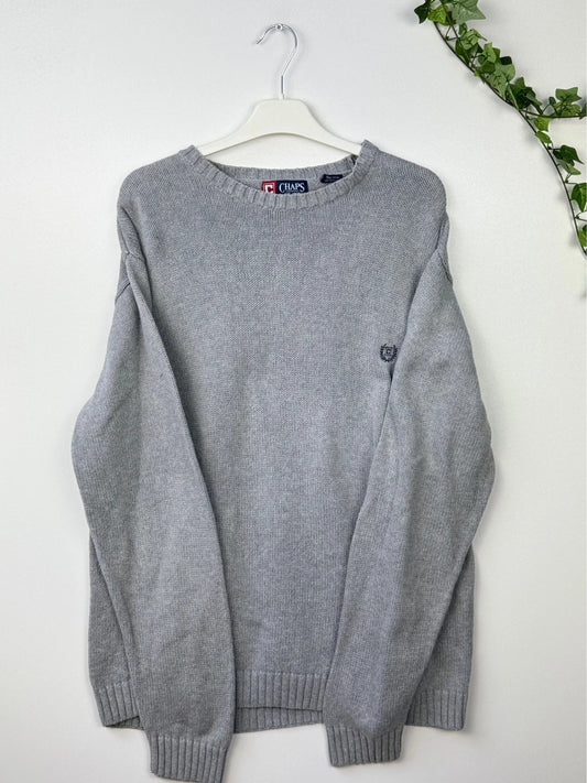 Ralph Lauren Chaps Sweater Grey XL