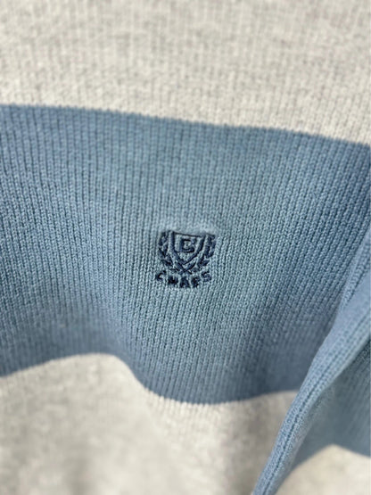 Ralph Lauren Chaps Sweater Grey/Blue M