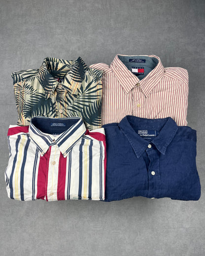 30x Branded Button-Shirts GRADE B